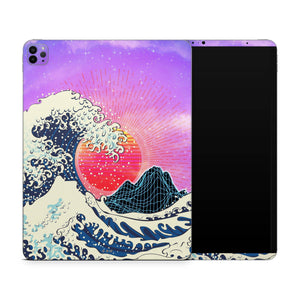 Ipad Skin Decals - Big Waves - Wrap Vinyl Sticker - ZoomHitskins