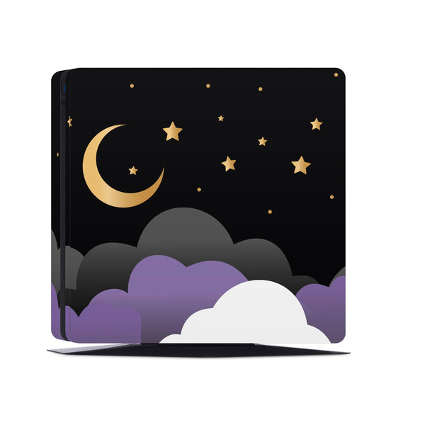 PS4 Skin Decals - Moonshot Black - Full Wrap Sticker - ZoomHitskin