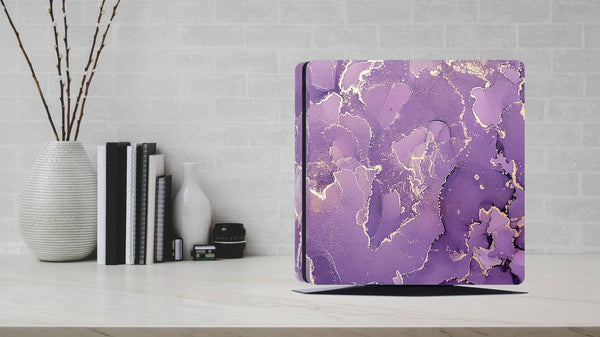 PS4 Slim Pro Fat Playstation 4 Console Skin Decal Sticker Lavender Rock - ZoomHitskin