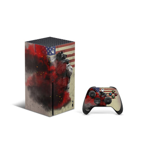 Land Of Liberty Skin Decal For Xbox Series X Console And Controller , Full Wrap Vinyl For Xbox Series X - ZoomHitskin