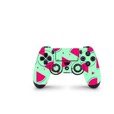 Full Cover Skin Decal Sticker For PS4 Regular Slim Pro Controller Mint Watermelon - ZoomHitskin