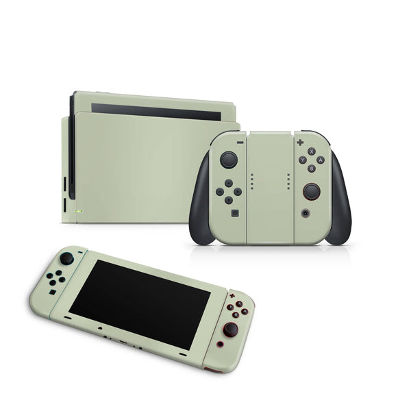Nintendo Switch Skin Decal For Console Joy-Con And Dock Natural Solid - ZoomHitskin