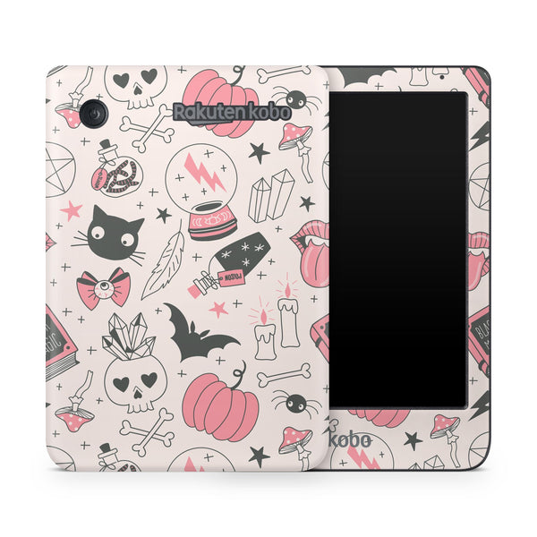 Pink Gothic Magic Icons Kobo Skin Decals - ZoomHitskins