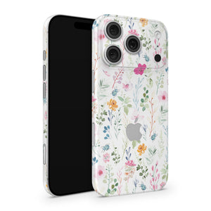 White Garden iPhone Skin – Floral Full Cover Wrap | Premium 3M Vinyl
