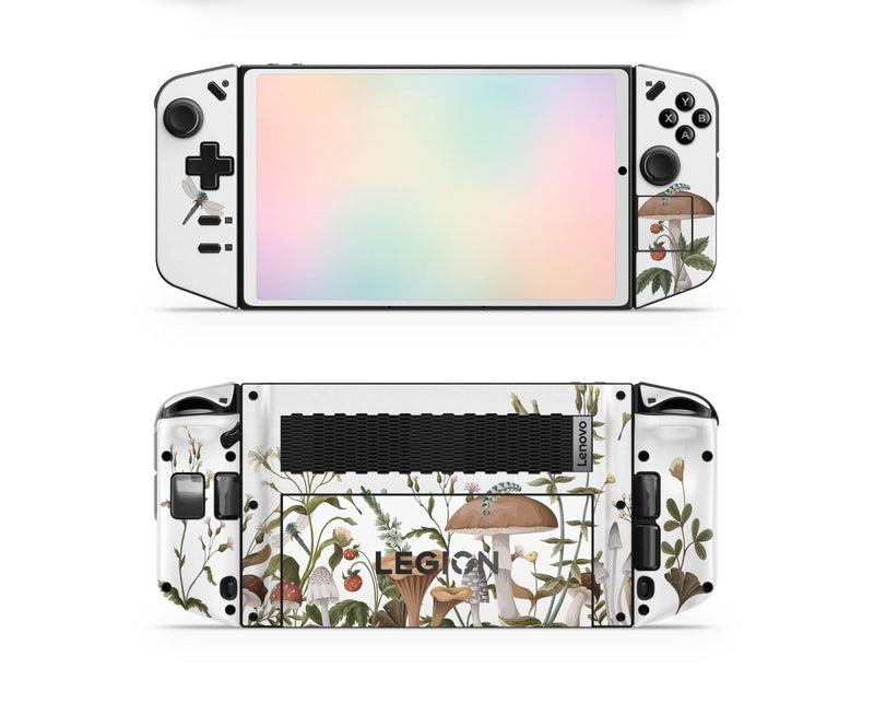 Lenovo Legion Go Vinyl Sticker Mushroom Forest Design Premium Skin Full Wrap