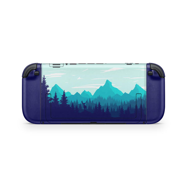 Nintendo Switch 2 Skin – Mountain Forest Silhouette Full Wrap Cover - ZoomHitskins