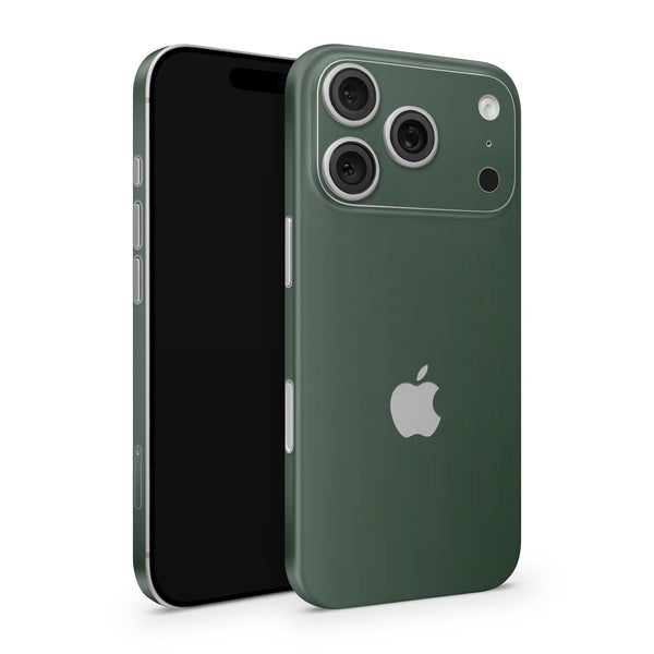 Dark Green iiPhone Skin Wrap – Full Cover Phone Skin Decal | Premium 3M Vinyl