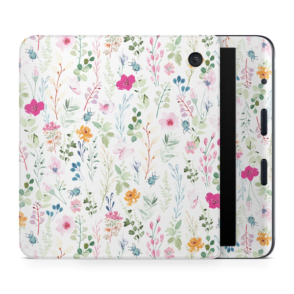 Wildflower Garden Watercolor Kobo Skin Decals - ZoomHitskins