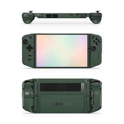 Lenovo Legion go 2 skin decal dark green 3m vinyl decal 
thumb grips available mushroom