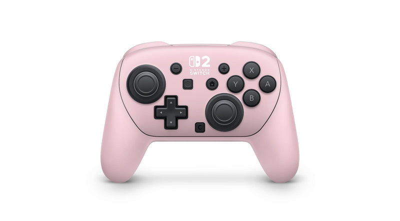 Nintendo Switch 2 Pro Controller Skin Solid Pink Wrap Cover