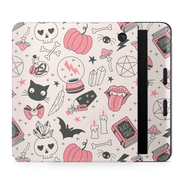 Pink Gothic Magic Icons Kobo Skin Decals - ZoomHitskins