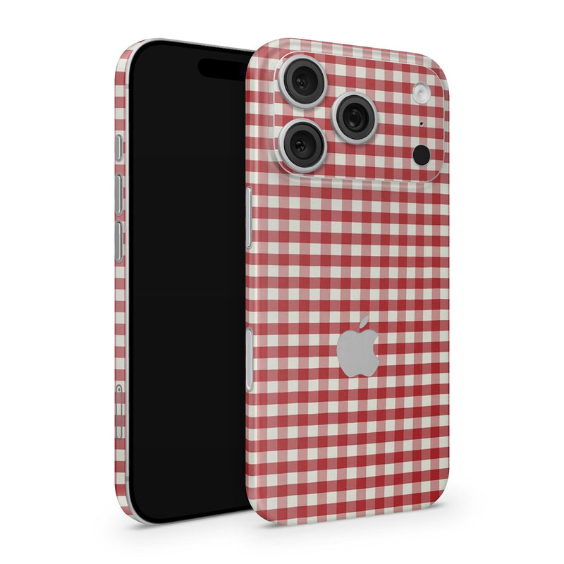 Picnic iPhone Skin – Checkerboard Full Cover Wrap | Premium 3M Vinyl
