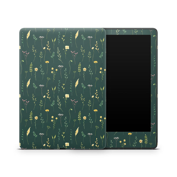 Kindle Skin Teal Bloom Fall Cozy Decals Full Wrap