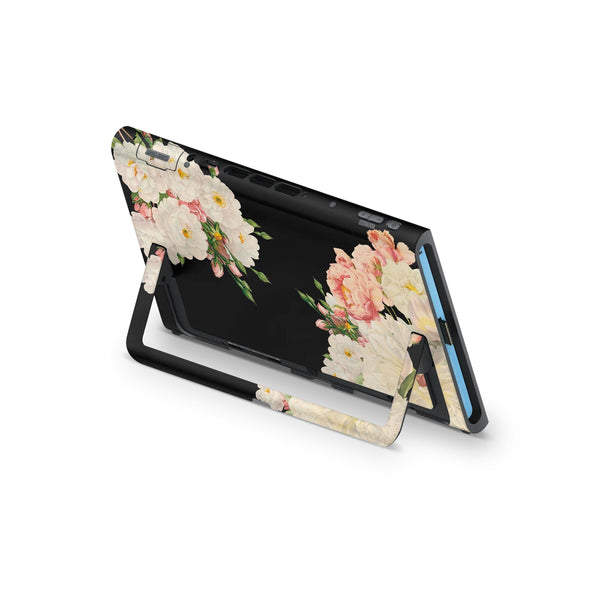 Nintendo Switch 2 Skin – Midnight Peony Bloom Full Wrap Cover - ZoomHitskins