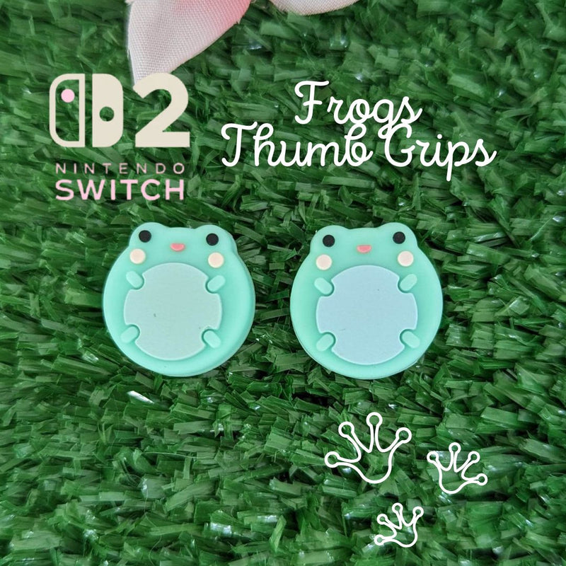 Switch 2 Frogs Thumb Grips | Soft Joystick Covers for Better Control