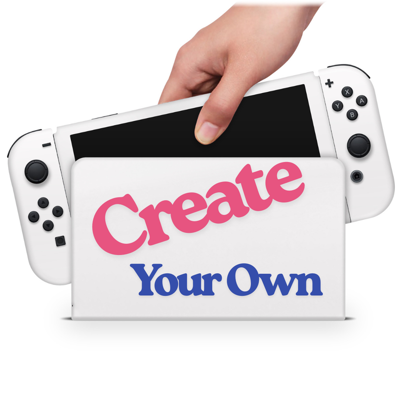 Nintendo Switch Regular And OLED Skin Decals - Create Your Own Design - Wrap Vinyl Sticker