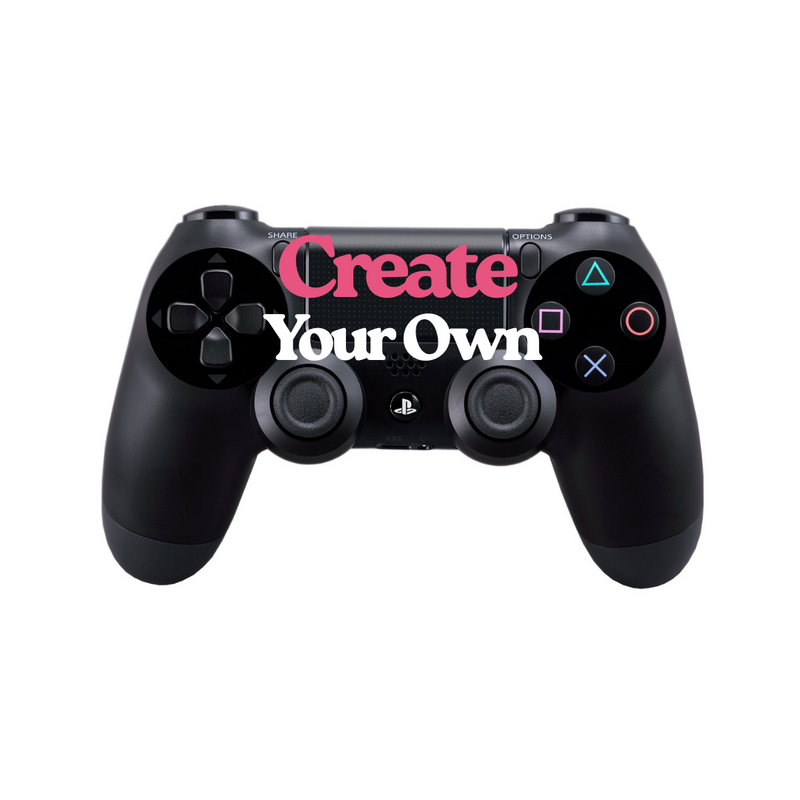 Customizable PS4 Controller Skin - Create Your Own Design - Wrap Vinyl Sticker