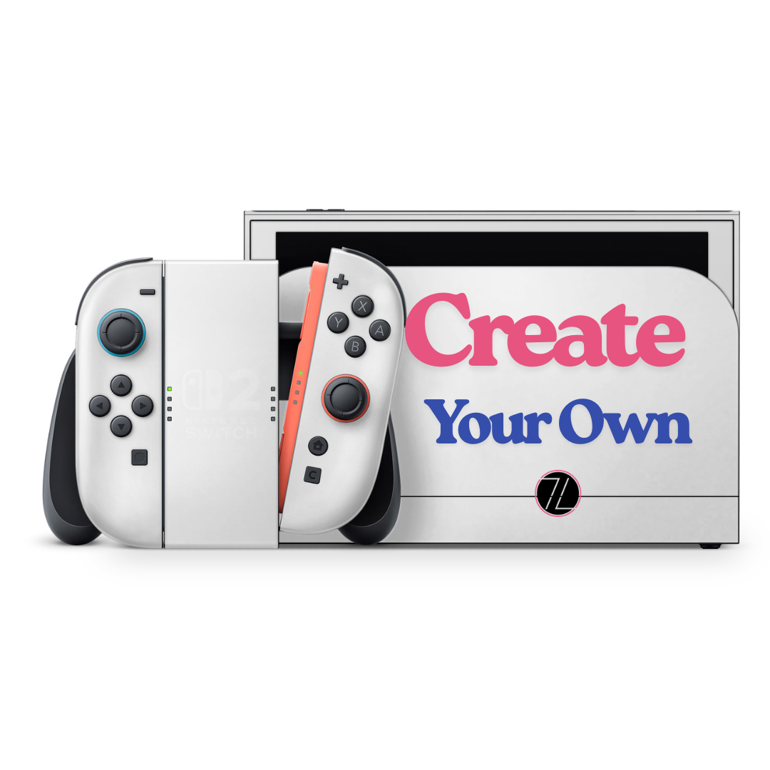 特別デザイン カスタムペイント Nintendo Switch 本体 Custom Nintendo Switch 2 Skin – Personalized Console Wrap