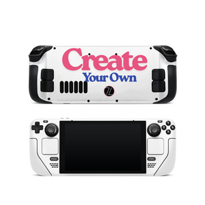 Steam Deck Customizable Premium Skin - Create Your Own Design - Wrap Vinyl Sticker