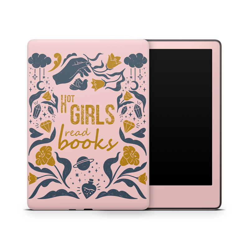 Kindle Amazon Skin Decals - Girly Book - Wrap Vinyl Sticker