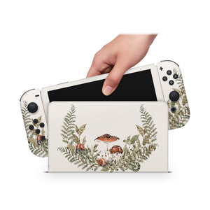 Nintendo Switch Oled Skin Decals - Forest - Wrap Vinyl Sticker