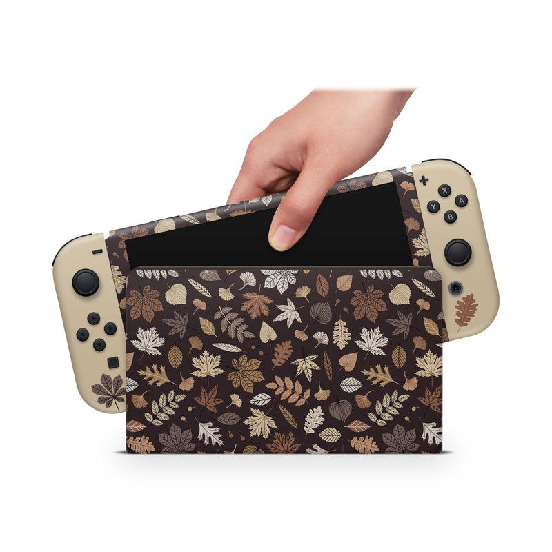 <transcy>Autocollants Nintendo Switch Oled Skin - Forêt - Autocollant Vinyle Full Wrap</transcy>