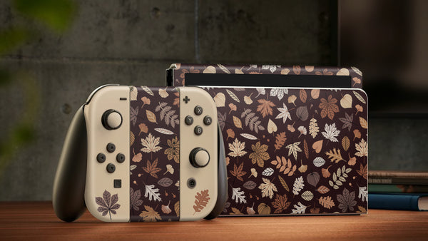 <transcy>Autocollants Nintendo Switch Oled Skin - Forêt - Autocollant Vinyle Full Wrap</transcy>