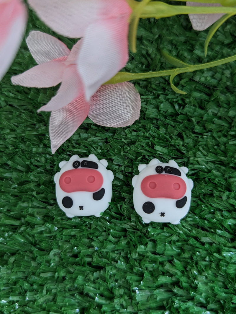 2pc Switch Thumb Grips - Cow - Cap Joy Con Grip For all Nintendo Switch