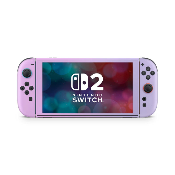 Nintendo Switch 2 Skin  Lilac Heart Ombre Full Wrap Cover