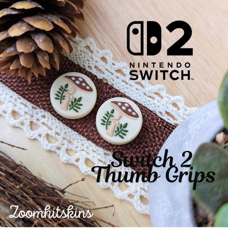 Switch 2 Chesnut Thumb Grips | Soft Joystick Covers for Better Control