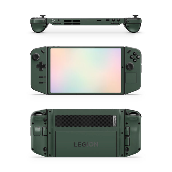 Lenovo Legion Go Vinyl Sticker Dark Green Design Premium Skin Full Wrap
