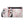 Load image into Gallery viewer, a Nintendo Switch console with a pink and white checkered pattern on its exterior. The console is accompanied by two controllers, one on each side, which are also covered in the same checkered pattern.
