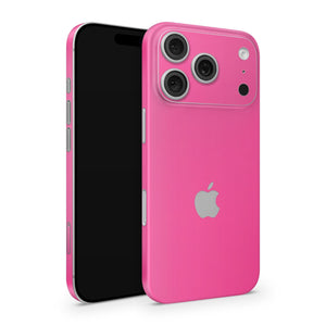 Pinky Neon iPhone Skin – Solid Color Full Cover Wrap | Premium 3M Vinyl
