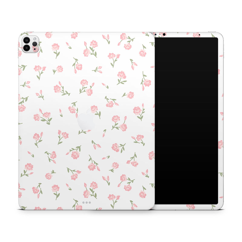Ipad Skin Decal - Petites Rose - Wrap Vinyl Sticker