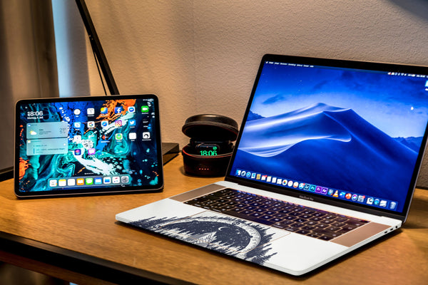 MacBook Skin Sticker Serenity Mountain Forest Laptop 3M Decal Vinyl Wrap - ZoomHitskins