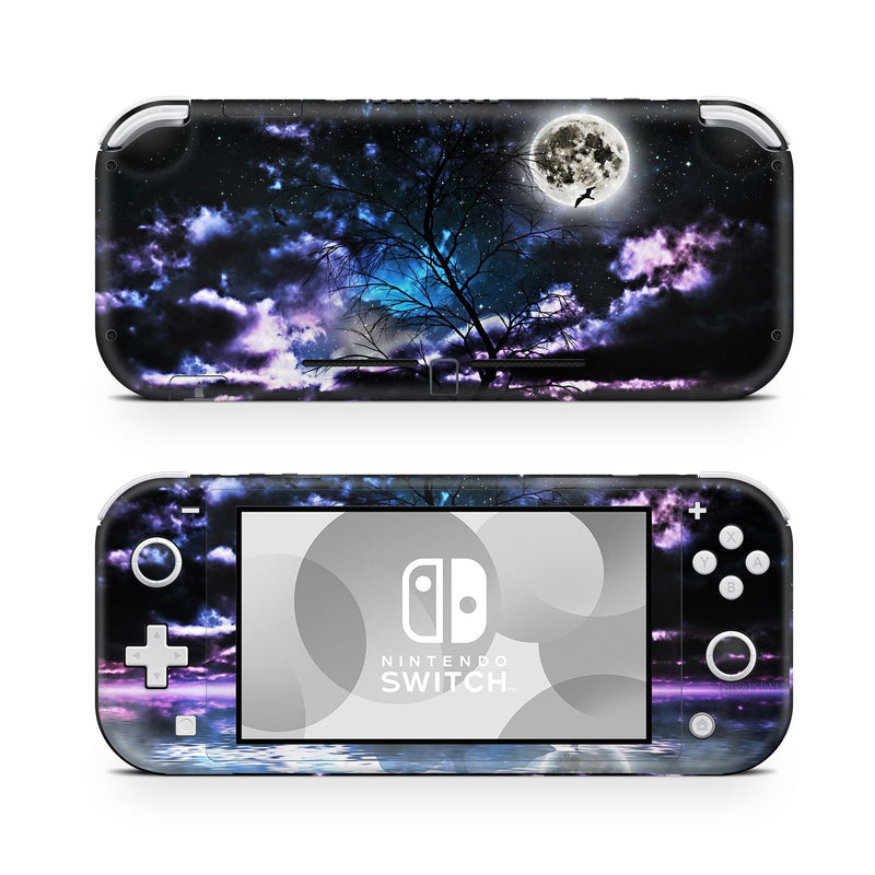 Nintendo Switch Lite Skin Decal For Game Console Halloween Moonshine