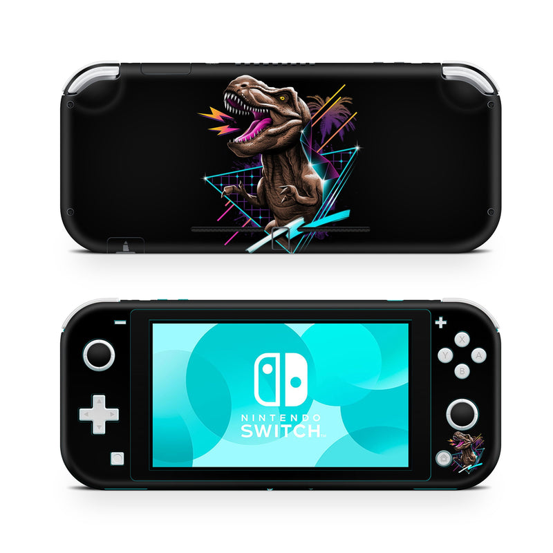 Nintendo Switch Lite Skin Decal For Console Dinosaur T-Rex Jurassic