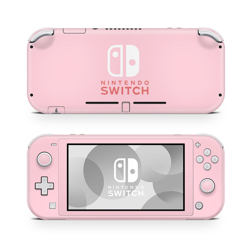 Pastel Pink Nintendo Switch Lite Skin: Full Wrap Decal Sticker