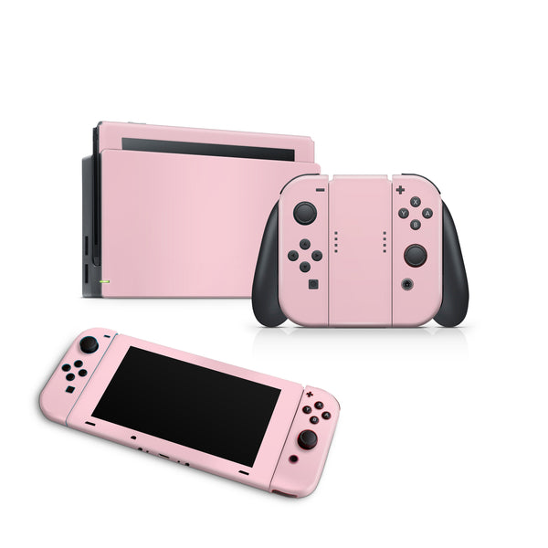 Nintendo Switch Skin Decal For Console Joy-Con And Dock With Glitter Solid Color