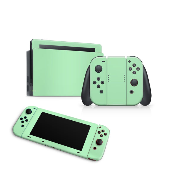 Nintendo Switch Skin Decal For Console Joy-Con And Dock With Glitter Solid Color