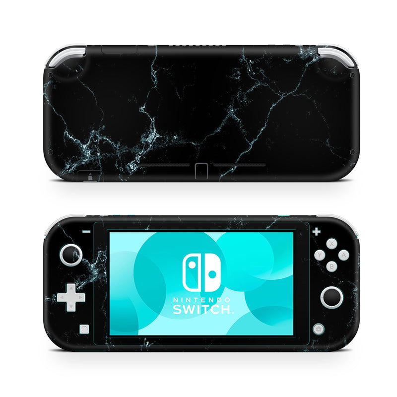 Nintendo Switch Lite Skin Decal For Console Dark Marble