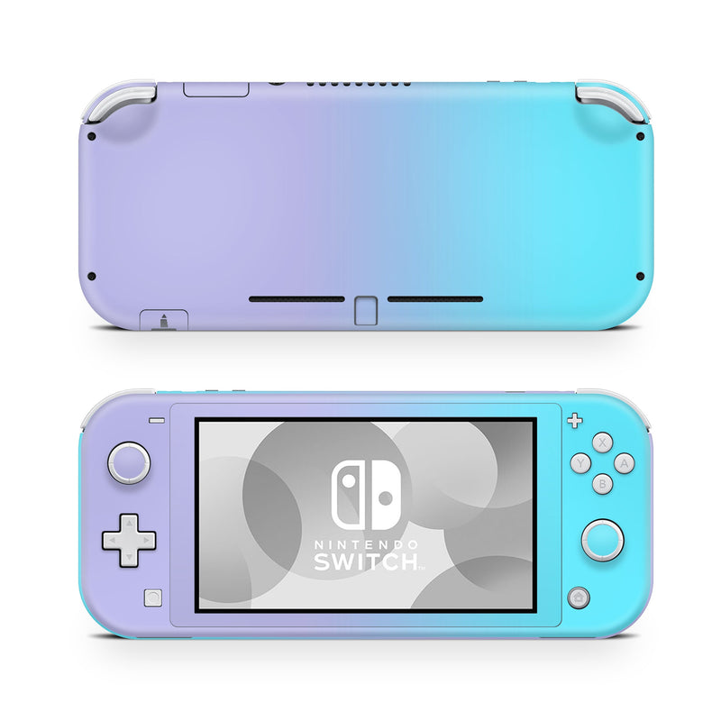 Nintendo Switch Lite Skin Decal For Console Degraded Indigo