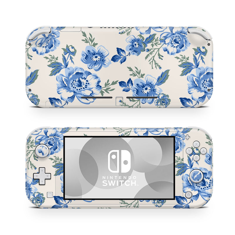 Nintendo Switch Lite Skin Decal For Game Console Baby Blue Azure