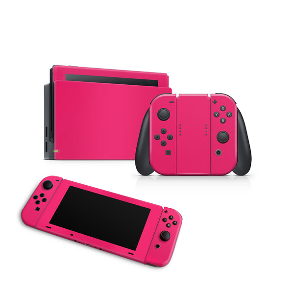 Nintendo Switch Skin Decal For Console Joy-Con And Dock With Glitter Solid Color