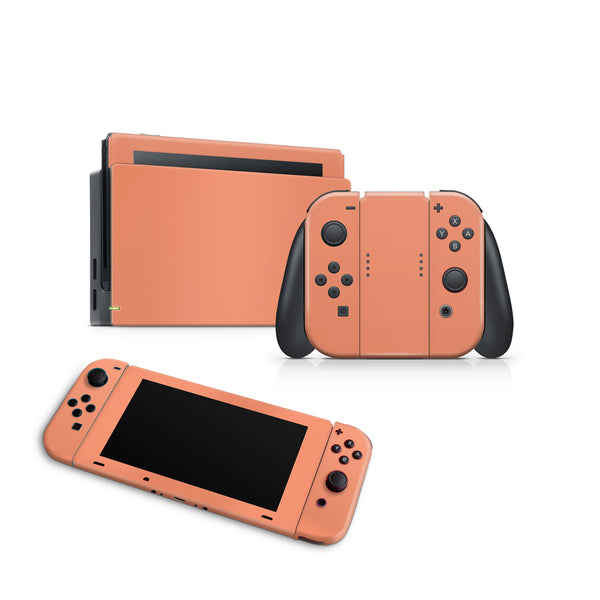 Nintendo Switch Skin Decal For Console Joy-Con And Dock With Glitter Solid Color