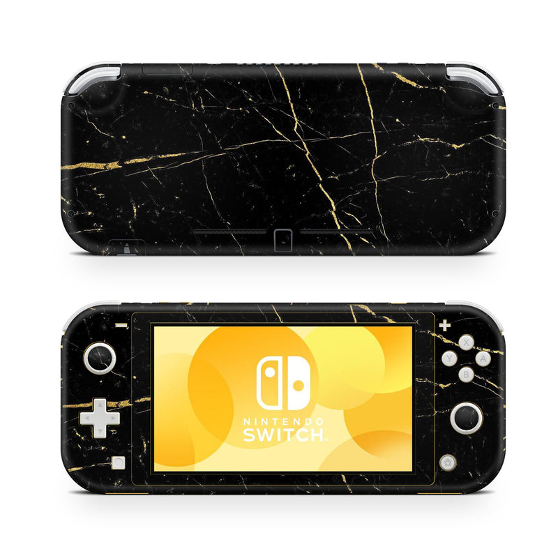 Nintendo Switch Lite Skin Decal For Game Console Rock Glassy Dark Carving
