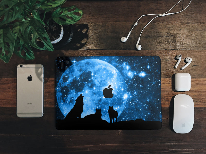 Wolves Pack MacBook Skin MacBook Pro Skin MacBook Air Pro 13 15 inch Touch Bar Skin Laptop Decal Vinyl Sticker