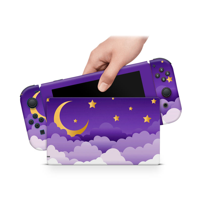 Nintendo Switch Skin Decal Console Joy-Con And Dock Fluffy Dreamer