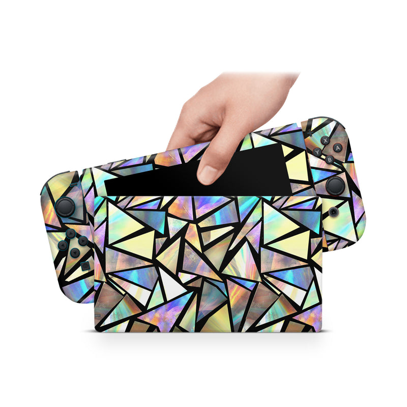 Nintendo Switch Skin Decal For Console Joy-Con And Dock Mosaic Art