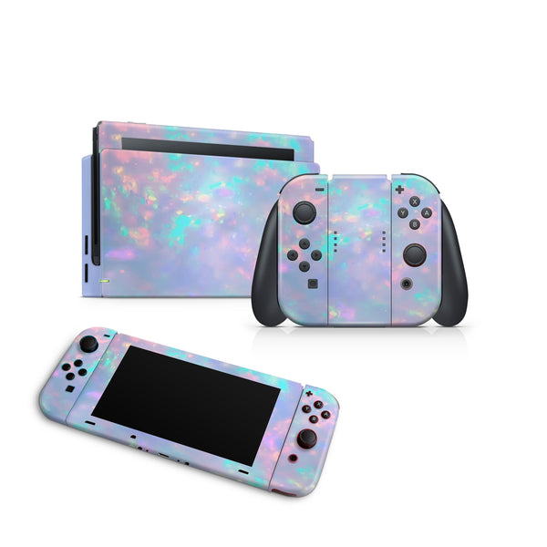 Gemstone Pattern Nintendo Switch Skin Decal For Console Joy-Con And Dock